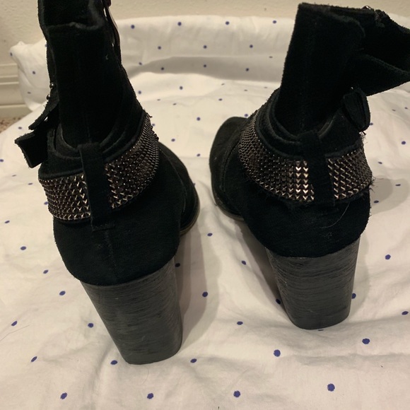 Nine West ankle boots buckle heels Sz 10 New - Picture 8 of 8